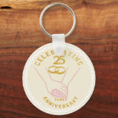 25 jaar vieren Giveaways Sleutelhanger (Voorkant)