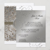 25 jaar vieren, uitnodiging 25-jarig jubileum (Voorkant / Achterkant)