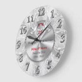 25 jaar weddenschap Jubileum Gift Idea Grote Klok (Hoek)