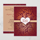 25-jarig jubileum kaart (Voorkant / Achterkant)