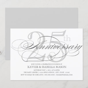 25-jarig jubileum Script Kaart