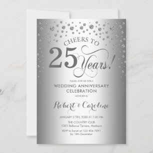 25-jarig jubileum - Zilver Kaart