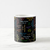 25 juillet, Anniversaire Mug (Centre)