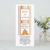 25 Lollipop Topper Herfst Herfst Pompoen Baby (Staand voorkant)