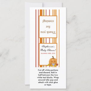 25 Lollipop Topper Herfst Herfst Pompoen Baby
