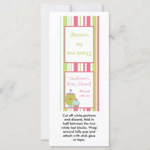 25 Lollipop Topper Tea Party Roze Pastelbloemen