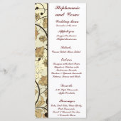 25 Menu Kaarten Herfst Bloemen/takken natuur herfs (Voorkant)