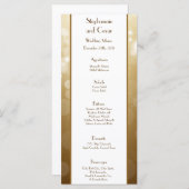 25 Menu Kaarten Kerst Kopervervaging (Voorkant / Achterkant)