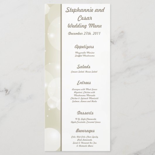 25 Menu Kaarten Kerststerren (Voorkant)