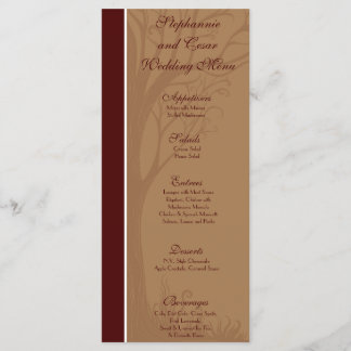 25 Menu Kaarten Liefde Herfstboom