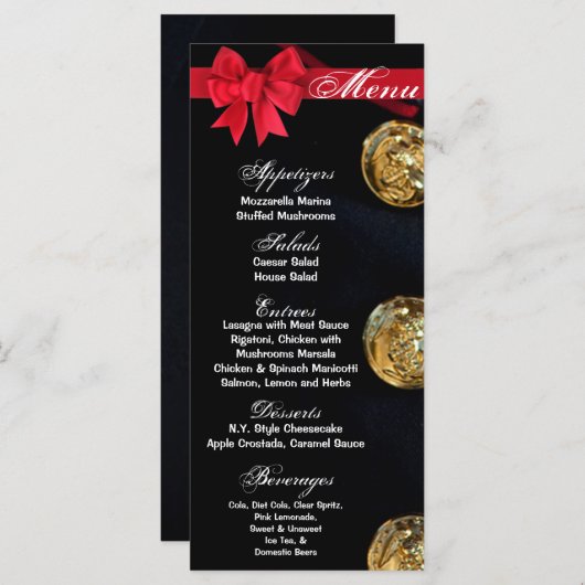 25 Menu Kaarten Marine Dress Blues Uniform Blood (Voorkant / Achterkant)