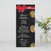 25 Menu Kaarten Marine Dress Blues Uniform Blood (Staand voorkant)