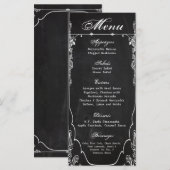 25 Menu Kaarten Modern Krijtbord  Victoriaans (Voorkant / Achterkant)