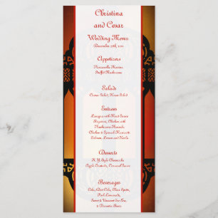 25 Menu-kaarten Moroccan Lantern Menu