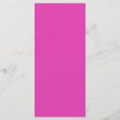 25 Menu Kaarten Ombre Roze Chevron (Achterkant)
