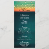 25 Menu Kaarten Sunset String Lights Yard Lights (Voorkant)