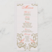 25 Menu Kaarten Victoria Love Bird (Voorkant / Achterkant)