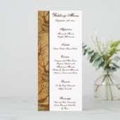 25 Menu Kaarten Western Cowgirl Pet/Boots Brown co (Staand voorkant)