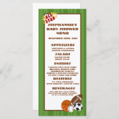 25 menukaarten Alle Star Green Menu (Voorkant / Achterkant)