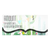 25 Pack de chèques-cadeaux professionnels Boho Lla (Dos)