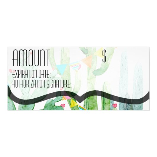 25 Pack de chèques-cadeaux professionnels Boho Lla (Dos)