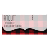 25 Pack de chèques-cadeaux professionnels Ours de (Dos)