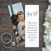 25 Pack de Mini Cartes Mariages Signets