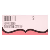 25 Pack Zakelijk Cadeaubon Bohemian Cactus Reclamekaart (Achterkant)