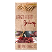 25 Pack Zakelijke prijslijst Tarwe op Burlap Sack Reclamekaart (Voorkant)