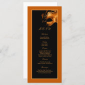 25 partie noire orange du bonbon 16 à cartes de (Devant / Derrière)