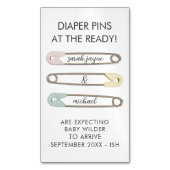 25 Pk Mini Kaarten Magnetisch Visitekaartje (Voorkant Verticaal)