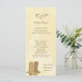 25 Programmes de mariage de cow-boy (Debout devant)