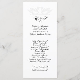 25 programmes élégants de blanc/noces d'argent