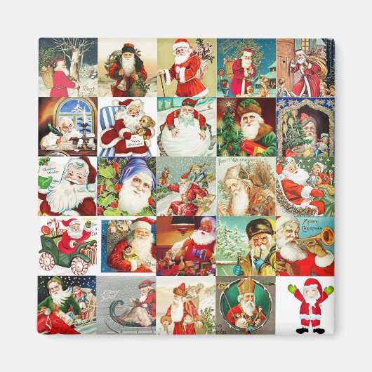 25 Santas Magnet Magneet (Voorkant)