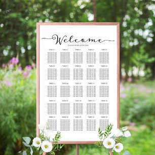 25 Tableau Sièges Trouvez votre Affiche de bienven