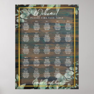25 Tafelgroen laat budgettaire zitplaatsen Poster