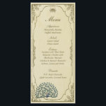 25 Tags du menu Mariage Peacock Vintage<br><div class="desc">Cette série de 25 magnifiques Cartes à Menu est un complément parfait à tout baby shower ou fête d'anniversaire. Il vous suffit d'entrer dans votre menu et de placer sur les tables ou les assiettes de vos invités. Ils sont imprimés à une taille de 9" x 4" sur le stock...</div>