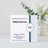 25 th Wedding Anniversary Party Invitation (Debout devant)
