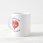 25. Verjaardag Koffiemok (Voorkant links)