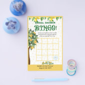 25 x citroenen bruiloftsspelletjes BINGO en RAAD W Flyer (Enkel)