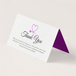 25 x Dank u Verpleegkundige Dokter Medic TEAM Kaar Kaart