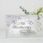 25e anniversaire anneaux Invitation (Debout devant)