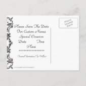 25e anniversaire d'argent Invitation de fête Carte (Dos)