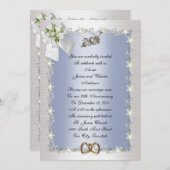 25e anniversaire de fête invitation élégante (Devant / Derrière)