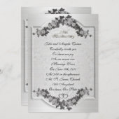 25e anniversaire de la fête vow invitation de reno (Devant / Derrière)