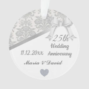 25e anniversaire de Mariage en argent.