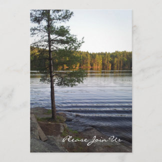 25e anniversaire de Mariage Forêt Invitations