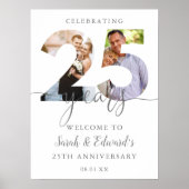 25e anniversaire du Mariage 2 Affiche de bienvenue (Devant)