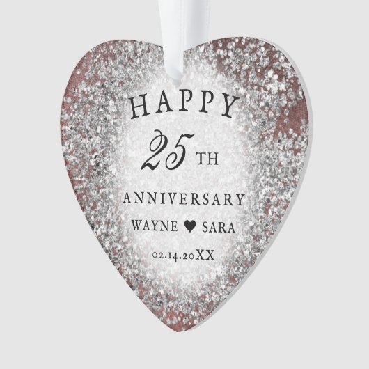 25e anniversaire du Mariage d'argent (devant)