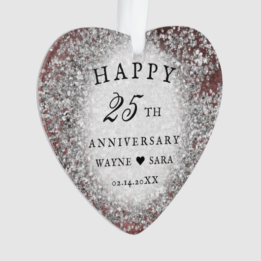 25e anniversaire du Mariage d'argent (devant)